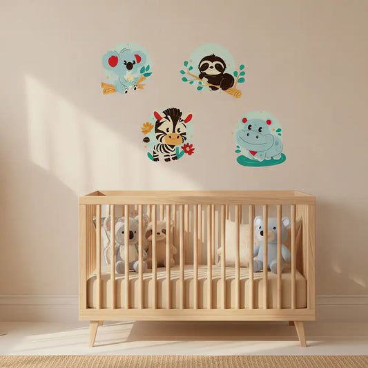 Cute Jungle Animals Stickers