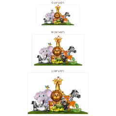 Safari Animals Vinyl Wall Sticker – Kids Room Nursery Removable Decal
