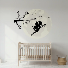 Fairy Moon Sticker