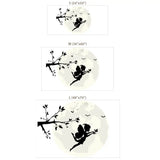 Fairy Moon Wall Sticker – Magical Girls Room Nursery Decal