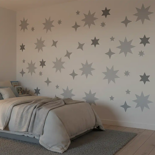 Minimal Star Vinyl Sticker Set