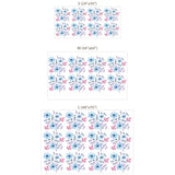 Pastel Floral Wall Decals – Soft Girls Room Nursery Peel-and-Stick Sticker Set