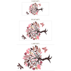 Decorative Tree Wall Decal – Nature Living Room Bedroom Removable Sticker