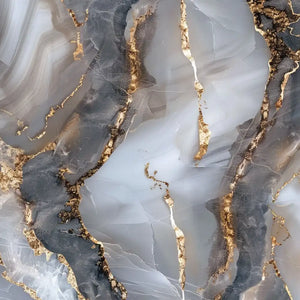 Smoky gray quartz marble texture peel-and-stick wallpaper for modern mysterious bedroom