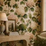Vintage Hydrangea Wallpaper