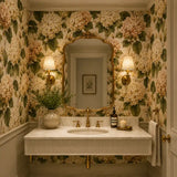 Vintage Hydrangea Wallpaper