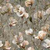Ivory Sweet Pea Wallpaper