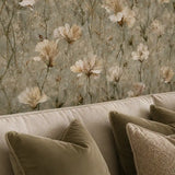 Ivory Sweet Pea Wallpaper
