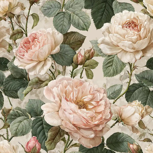 Blush English Rose Wallpaper