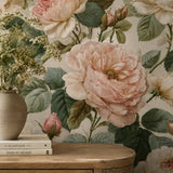 Blush English Rose Wallpaper