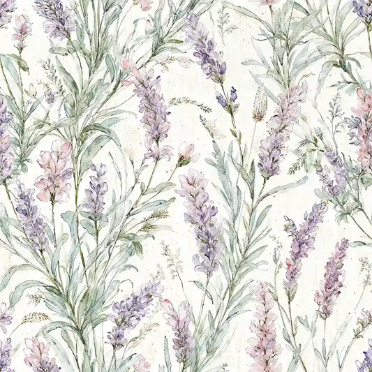 Lavender Meadow Wallpaper