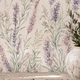 Lavender Meadow Wallpaper