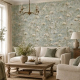 Wild Queen Anne’s Lace Botanical Wallpaper