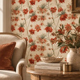 Painterly Fritillaria Botanical Wallpaper