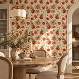 Painterly Fritillaria Botanical Wallpaper