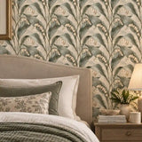 Painterly Lily of the Valley Botanical Wallpaper