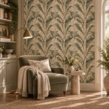 Painterly Lily of the Valley Botanical Wallpaper