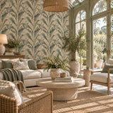 Painterly Lily of the Valley Botanical Wallpaper