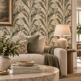 Painterly Lily of the Valley Botanical Wallpaper
