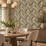 Painterly Lily of the Valley Botanical Wallpaper