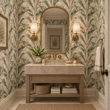 Painterly Lily of the Valley Botanical Wallpaper