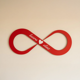 Infinity Love Personalized Wooden Name Wall Decor – Custom Kids Room Sign