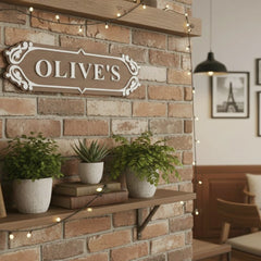 Personalized Rustic Family Name Wooden Wall Sign