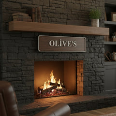 Personalized Rustic Name Wooden Wall Sign