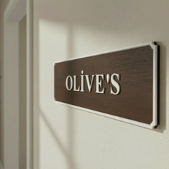 Personalized Rustic Name Wooden Wall Sign