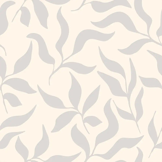 Soft Harmony – Minimal Leaf Wallpaper