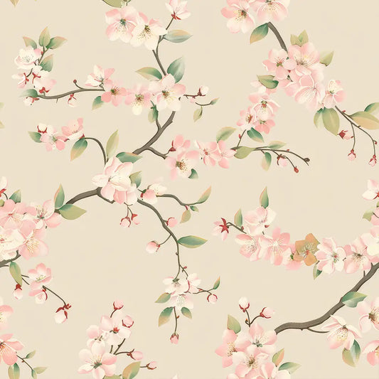 Blush Cherry Blossom Wallpaper