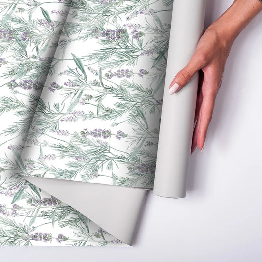 Lavender Meadow – Botanical Floral Wallpaper