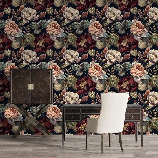 Moody Peony & Botanical Wall Decor