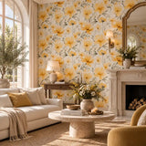 Sunny Bloom – Watercolor Floral Wallpaper