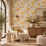 Sunny Bloom – Watercolor Floral Wallpaper
