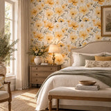 Sunny Bloom – Watercolor Floral Wallpaper