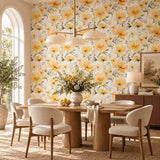Sunny Bloom – Watercolor Floral Wallpaper