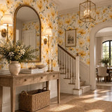 Sunny Bloom – Watercolor Floral Wallpaper