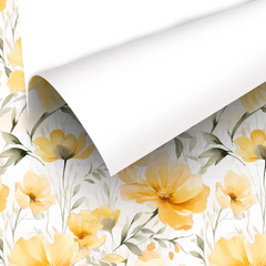 Sunny Bloom – Watercolor Floral Wallpaper