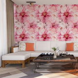 Blush Bloom – Watercolor Floral Wallpaper