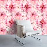 Blush Bloom – Watercolor Floral Wallpaper