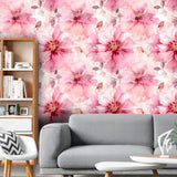 Blush Bloom – Watercolor Floral Wallpaper