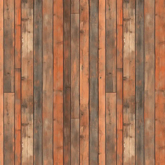 Rustic Reclaimed Wood Plank Wallpaper Vintage Farmhouse Vertical Timber Wall Design