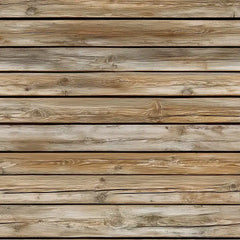Light Natural Wood Plank Wallpaper – Scandinavian Rustic Peel-and-Stick Design