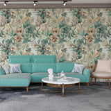 Soft Botanical – Mint Wallpaper