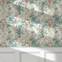 Soft Botanical – Mint Wallpaper