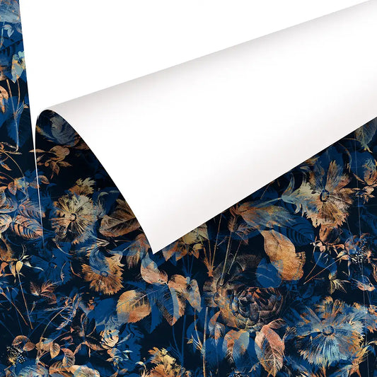 Midnight Flora – Navy Wallpaper