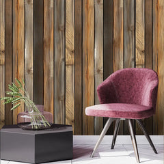 Rustic Wood Plank Wallpaper