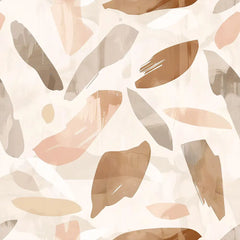 Neutral Beige Abstract Brushstroke Wallpaper – Modern Minimal Peel-and-Stick Design