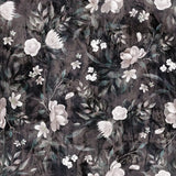 Dark Floral Wallpaper – Moody Peel-and-Stick Bedroom Accent Wall Design